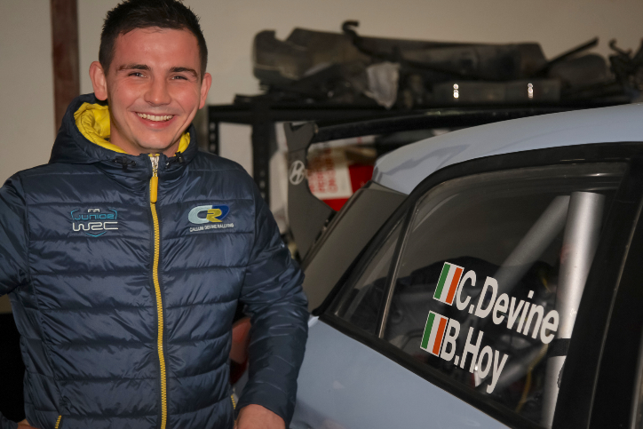 Callum Devine is tuned up for Rally Hungry in November. 