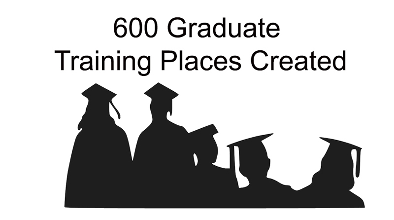 600 Graduate Training Places Announced
