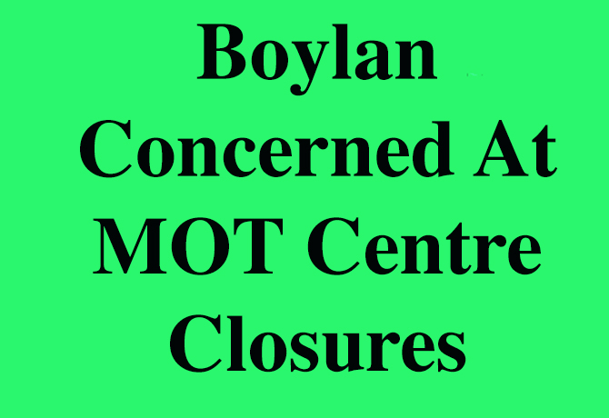 Boylan Concerned Over MOT Centre Lift Faults
