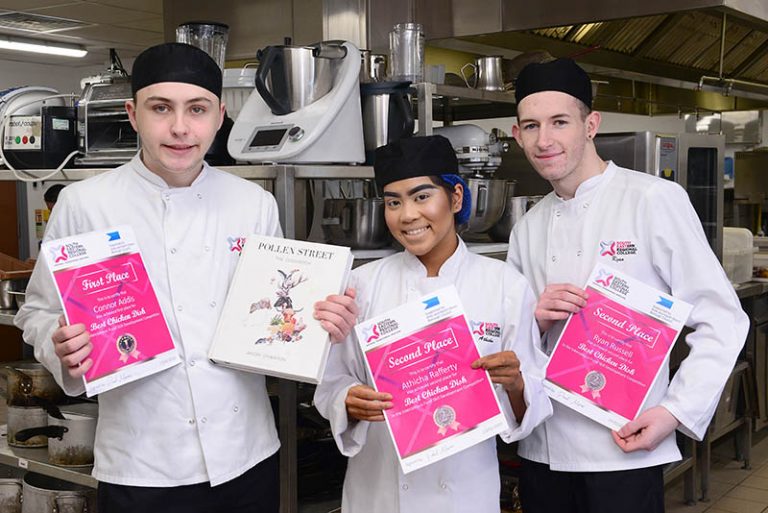 SERC Catering Students Cooking Enjoy Food Challenges