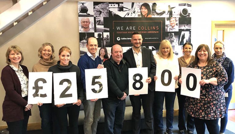 Collins Aerospace Raises Over £25,000 For Charities