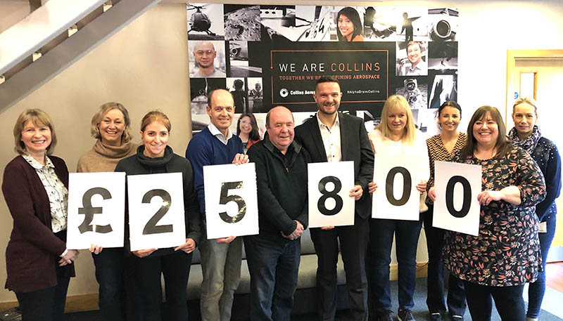 Collins Aerospace Raises Over £25,000 For Charities
