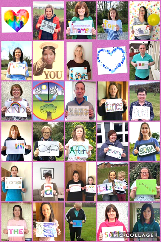 Cummran PS Teachers And Staff Send Message To Pupils