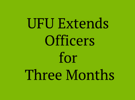 UFU Presidential Office Holders Remain For Now