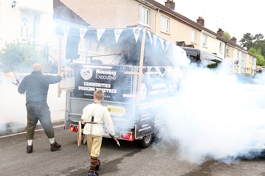 Housing Executive Helps Bring Bit Of Joy To Downpatrick