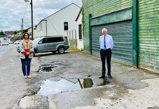 Shannon Says Footpath In Saintfield Needs Repaired