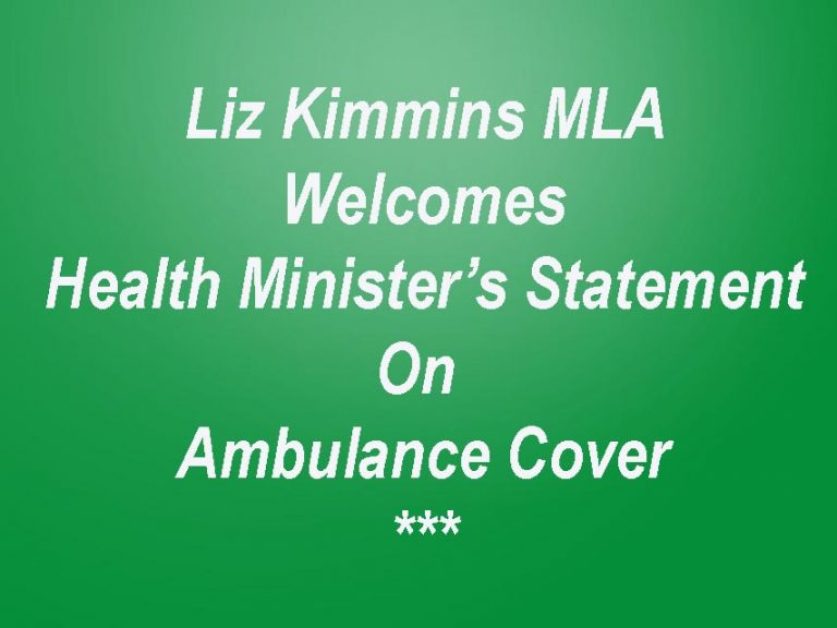 Kimmins Joins The Dots Regarding Ambulance Cover