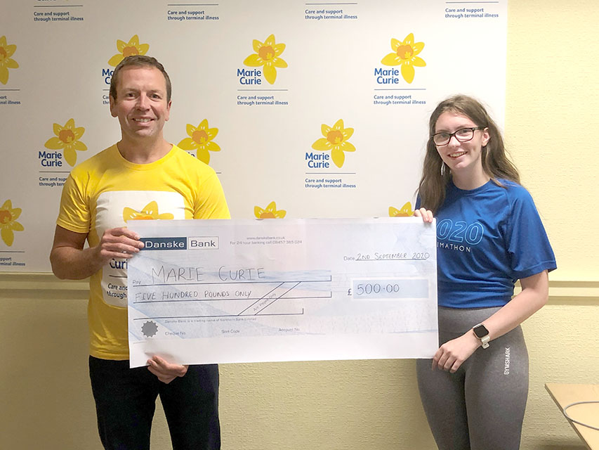 Seaforde Student Does Swimathon For Marie Curie