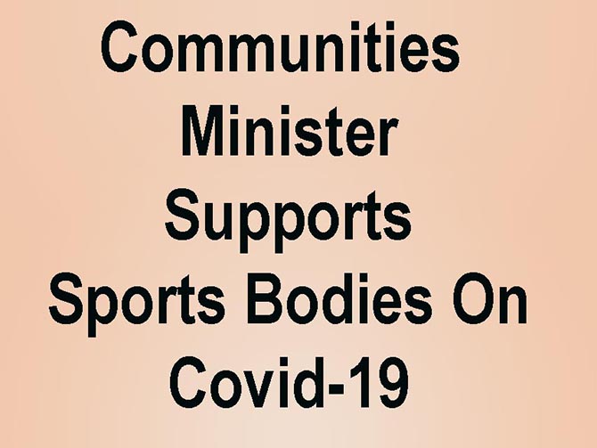 Sports Minister Launches Fund To Help Clubs Return To Play