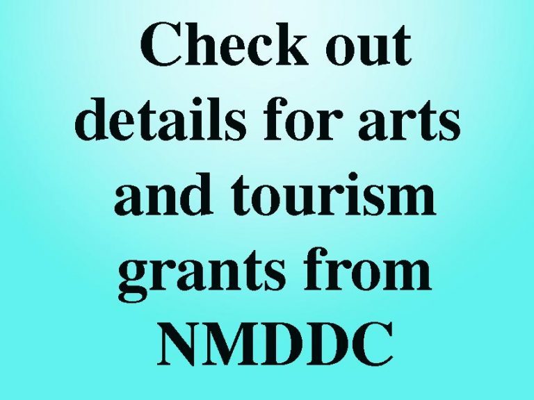 Grants Call For Tourism And Arts Sector From NMD Council