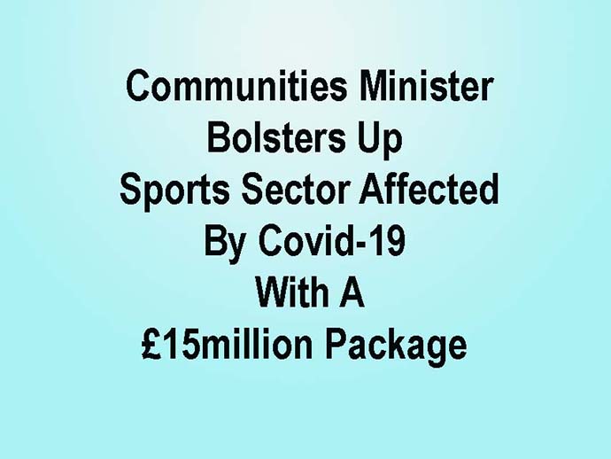£15 Million Fund Announced For Ailing Sports Sector