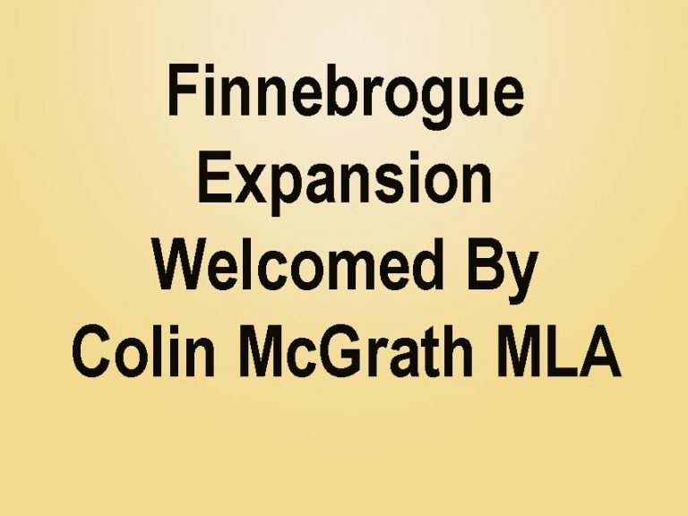Finnebrogue Downpatrick Expansion Welcomed By McGrath