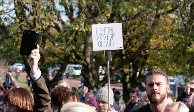 Stormont Anti Mask Protest Leads To Arrests And Notices Stormont Anti Mask Protest Leads To Arrests And Notices