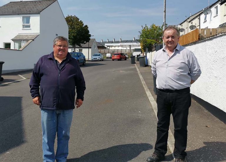 Walker Delighted At Progress On Roads In Killyleagh