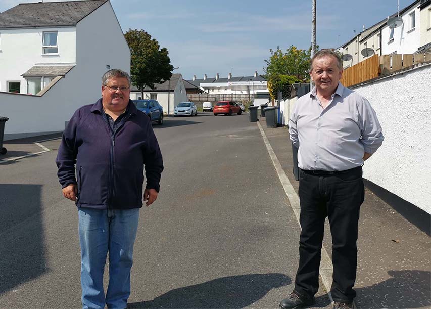Walker Delighted At Progress On Roads In Killyleagh