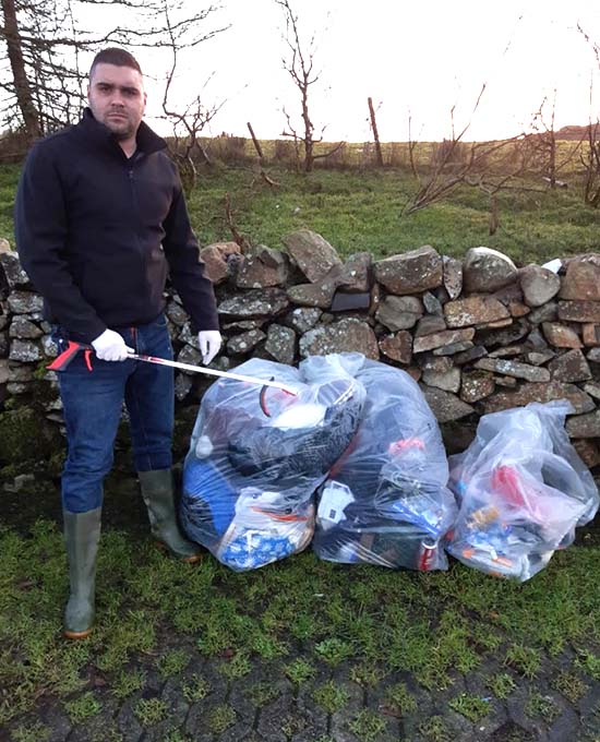 Lewis Says Slieve Croob Fly Tippers Face Fines