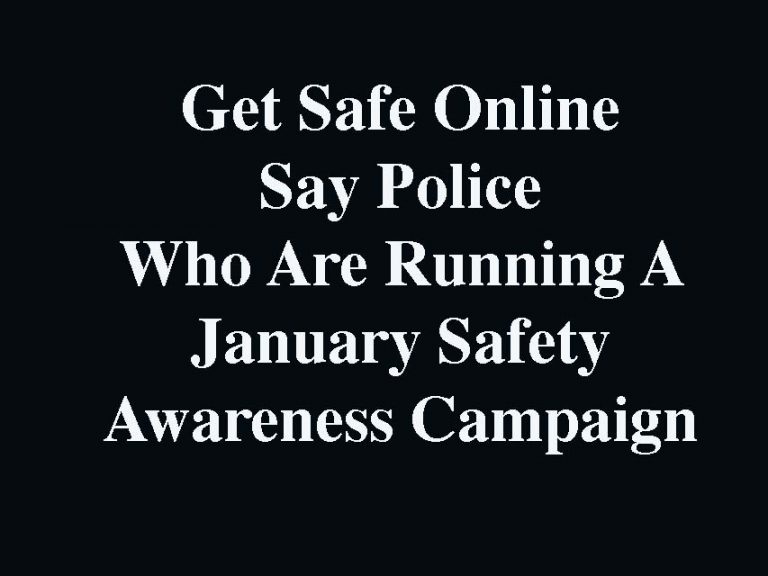Police Run Online Safety Campaign Through January