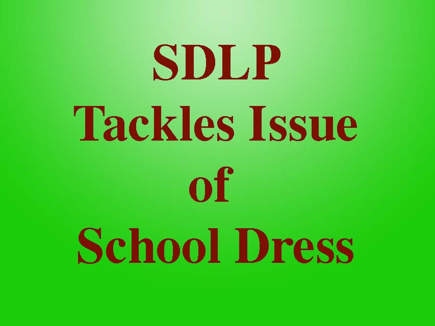 SDLP Backs Need For A School Uniform Code Change