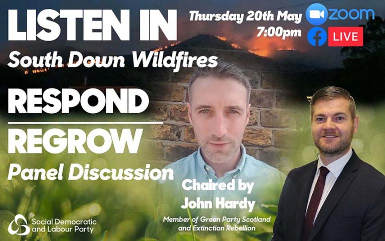 SDLP Set to Host Public Meeting on Mournes Wildfire SDLP Set to Host Public Meeting on Mournes Wildfire