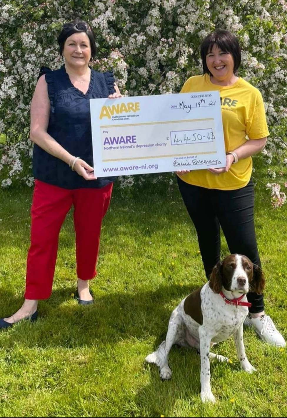 Darragh Cross Woman Raises £4450.63 For Aware