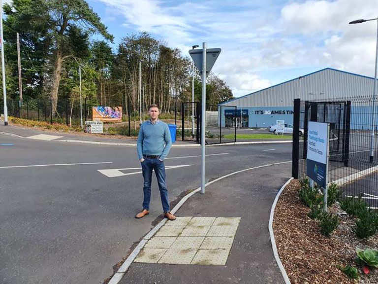 Brown Welcomes Saintfield Pedestrian Crossing