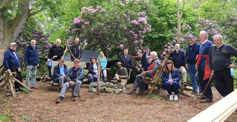 Men’s Health Event Enjoys Bushcraft At Finnebrogue Woods