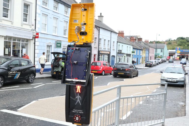 Walker Angered At Killyleagh Pedestrian Lights Damage