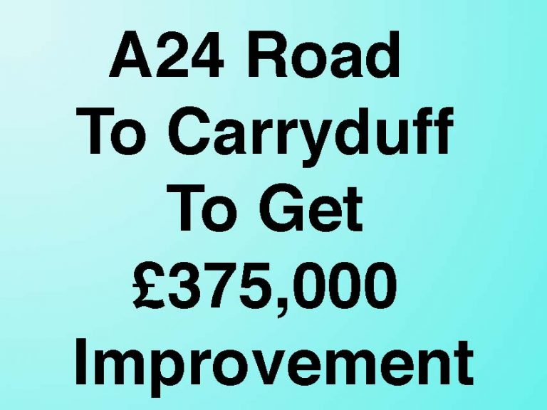 A24 Carryduff Road To Get Road Improvement Scheme