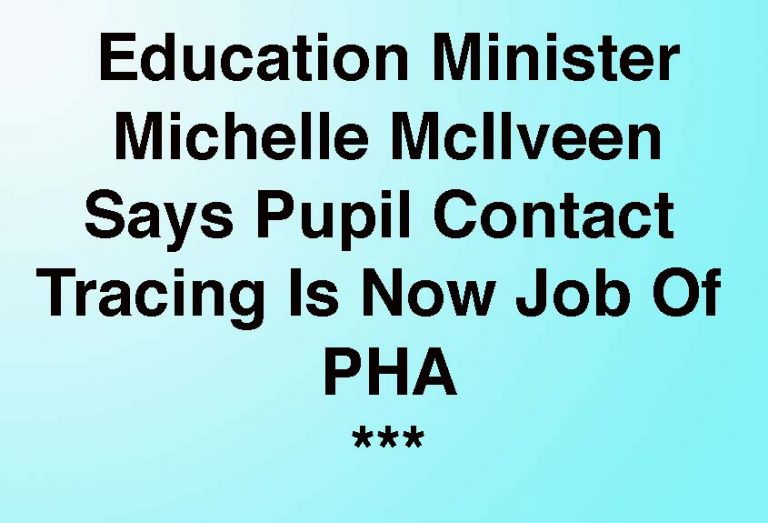 McIlveen Says PHA Will Now Do School Contact Tracing