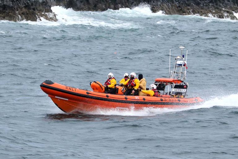 RNLI Saves Man At Gunn’s Island After Boat Took In Water