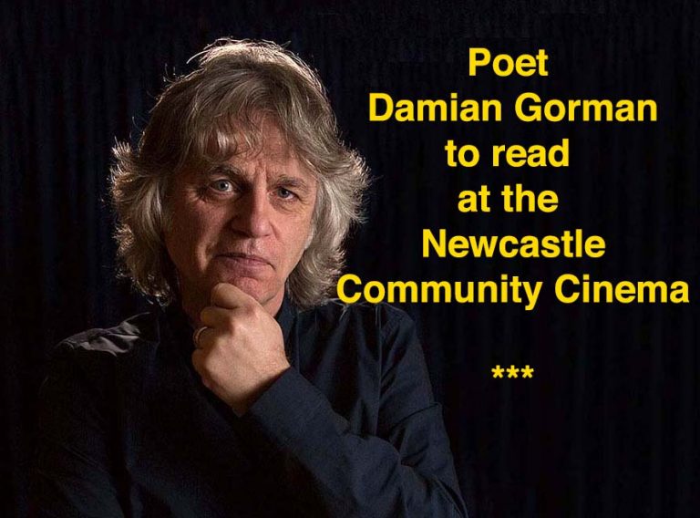 Newcastle Poet Damian Gorman To Read From Latest Book