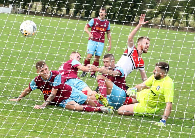 Jon Joe Sharvin Border Cup Goal Puts Killyleagh Through