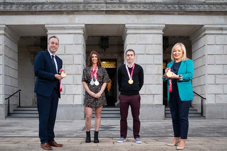 Local Olympians And Paralympians Honoured At Stormont Local Olympians And Paralympians Honoured At Stormont