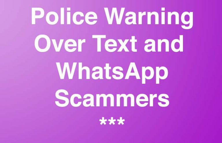 Beware Of Scammers in 2025 Say Police