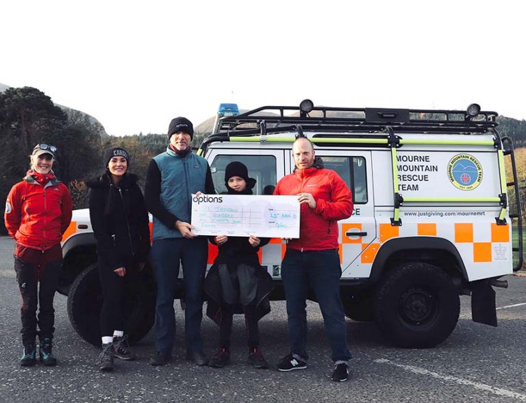 MMRT Receives Cheque From Options For £6177.77