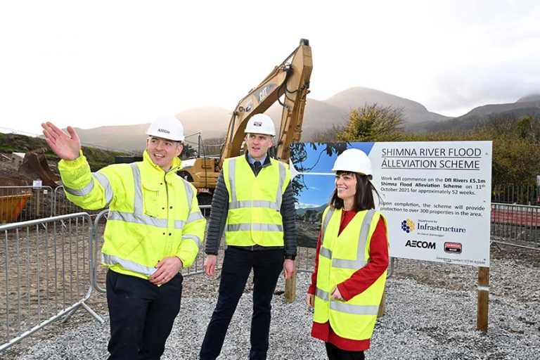 Mallon Visits Flood Alleviation Works In Newcastle