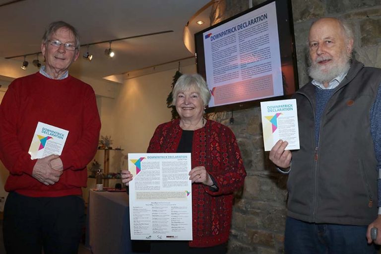 Downpatrick Declaration Says Turn Swords To Ploughshares