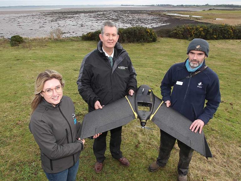 Environment Minister Edwin Poots Visits Castle Espie