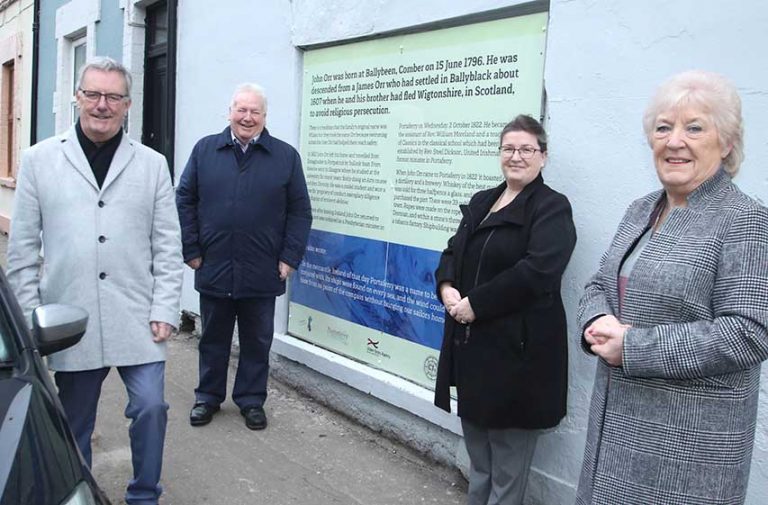 Portaferry Derelict Property Gets Historic Panels Make-Over