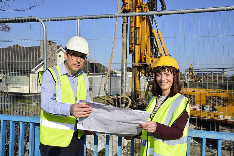 Mallon Visits Newcastle Flood Alleviation Scheme