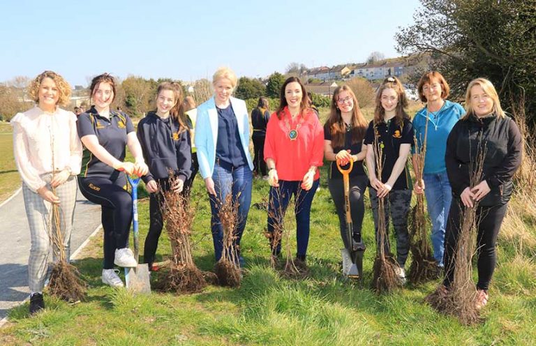 Downpatrick Schools Plant Trees At Dunleath Park