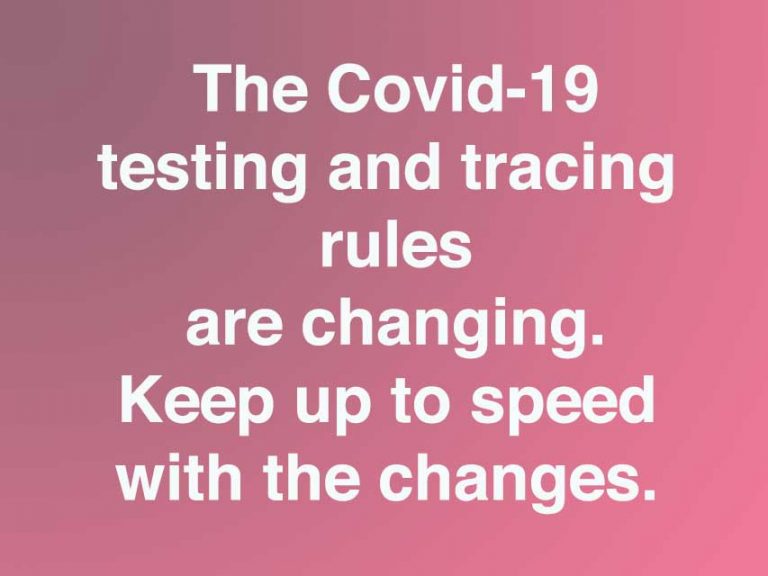 Covid-19 Testing And Tracing Is Changing