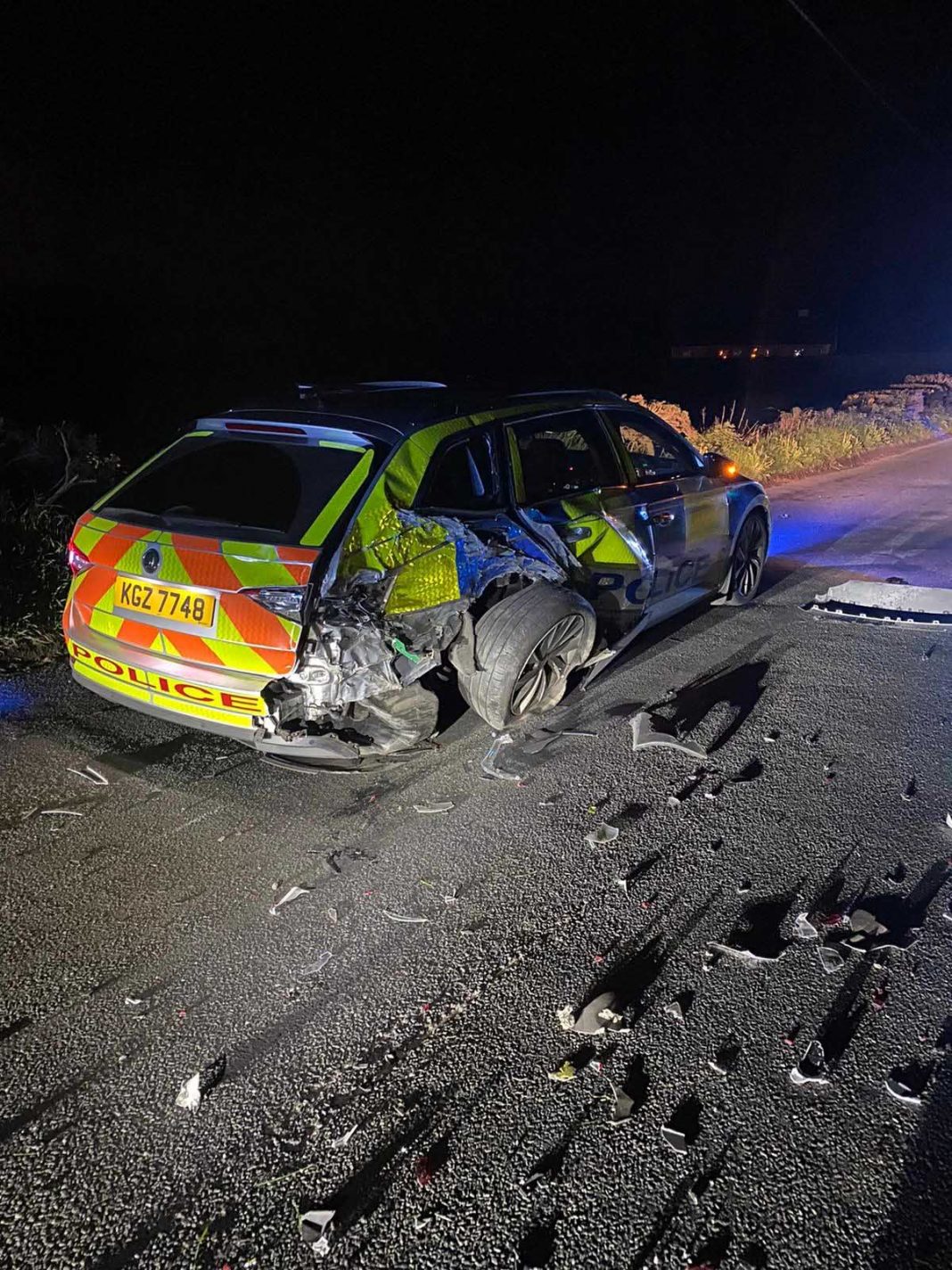 Two Police Officers Injured In RTA Near Jonesborough