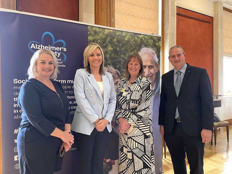 Forsythe Backs Work Of Alzheimers Society