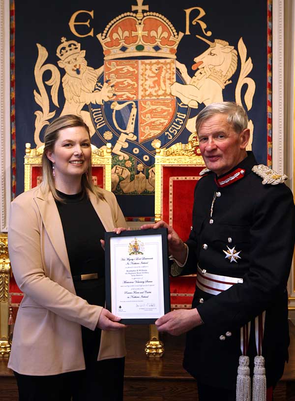 Ards Woman Receives Top Honours At Hillsborough Castle