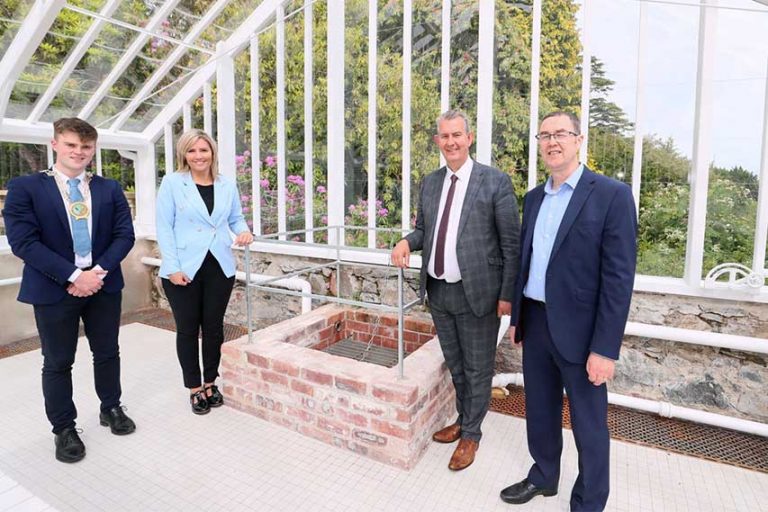 Poots Visits Castlwewllan Forest Park Arboretum