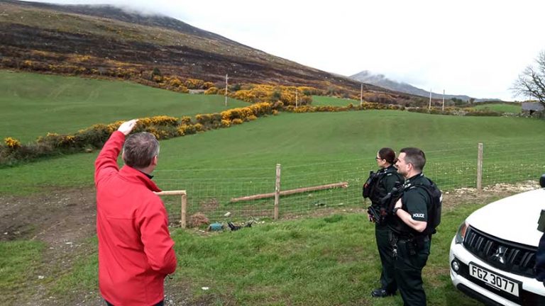 DAERA Officials Assess Mournes Fire Damage