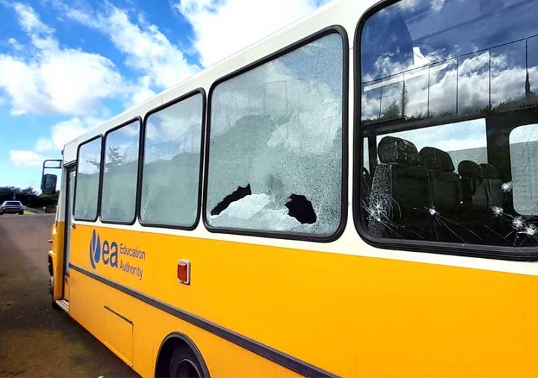 Six Buses Damaged In Downpatrick By Vandals