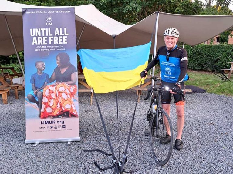 Retired Barrister Cycles To Stop Human Trafficking