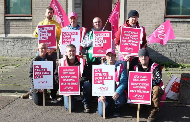 CWU Workers Strike For Decent Wages
